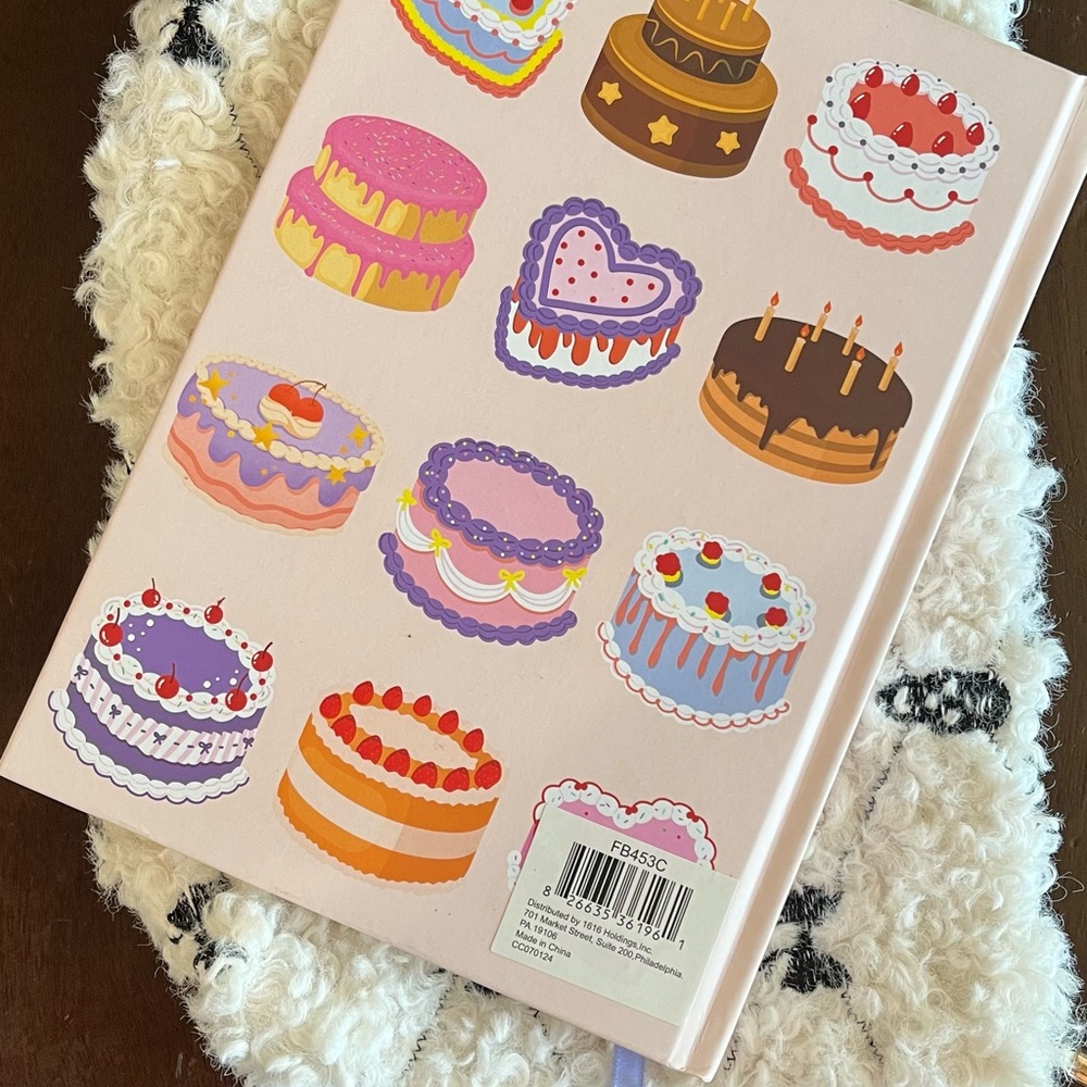 Colorful Cake Design Party Notebook - Picture 2 of 6
